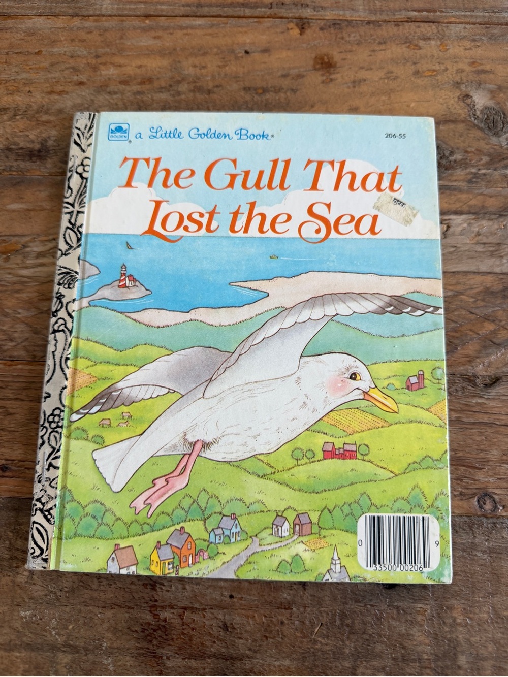 The Gull That Lost the Sea - Little Golden Book Illustration